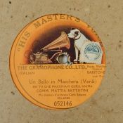 Quantity of 12" vocal records to include Battistini, Caruso, Farrar, Martinet, Nellie Melba (HMV