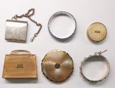 Quantity of costume jewellery including an enamel