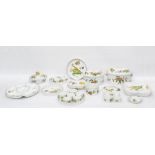 Quantity of Royal Worcester 'Evesham Vale' tableware including flan dishes, large casserole dishes