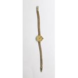 Lady’s Bueche-Girod 9ct gold wristwatch with circu