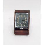 Le Coultre for Asprey eight-day travel clock, the