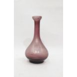 Amethyst glass bottle vase