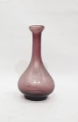 Amethyst glass bottle vase