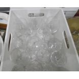 Quantity of oversized wine glasses, two boxed Bohemia 'Natalie' (3 boxes)