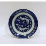 Chinese Kangxi porcelain small dish, circular and