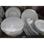 Thomas, Germany part dinner service in white and C