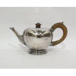 George III silver bachelor's teapot by William & J