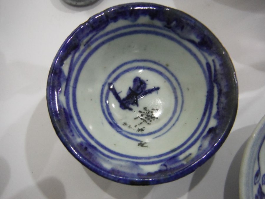Two early Chinese blue and white porcelain miniatu - Image 14 of 22