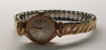 Lady's 9ct Rotary wristwatch with expanding bracelet