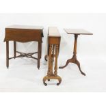 Mahogany Pembroke table, a Sutherland table and a side table (3)