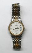 Gent's Omega Seamaster quartz wristwatch, no.1430 to reverse