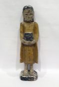 Burmese/Tibetan(?) composition standing male figur