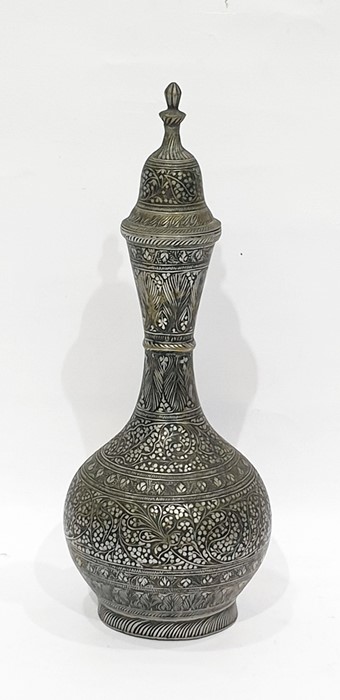 Antique Indo-Persian silver-coloured metal and bla