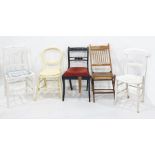 Six various dining chairs (6)