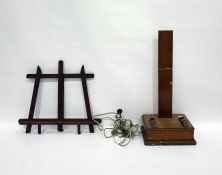 Folding table-top easel, ceiling light and another