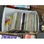 Box of assorted mainly classical records to includ
