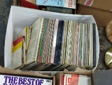 Box of assorted mainly classical records to includ