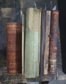 Brown leather bound book by George Armatage 'Everyman, His Own Cattle Doctor', published by