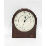 Junghans Mega radio controlled mantel clock with Arabic numerals to the dial