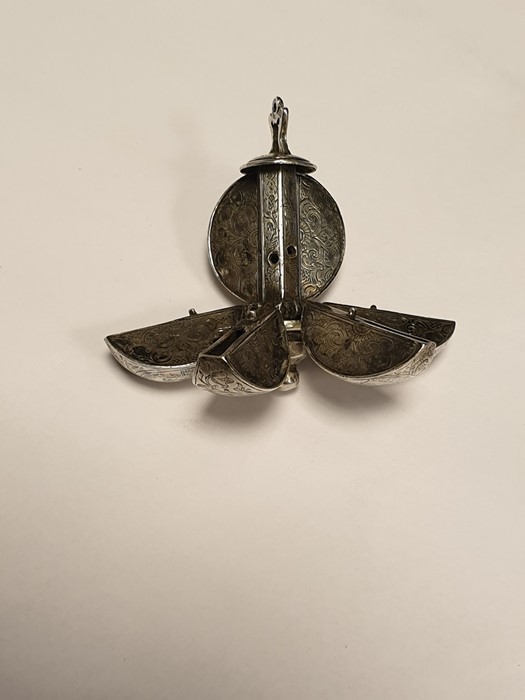 Silver pomander, circa 1600, unmarked, of globe fo - Image 11 of 13