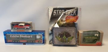 Collection of diecast models to include 'Dinky DY-2 Chevrolet Bel Air 1957', 'Star Trek Official