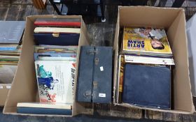 A large quantity of long playing records including Frank Sinatra, The History of Jazz, The Dorsey