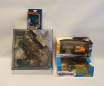 Collection of Matchbox and other die-cast toys to include 'Matchbox Skybusters SB - 27 Harrier Jet',