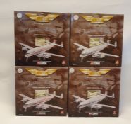 4 Boxed Corgi Aviation Archive diecast models to include 'Lockheed Constellation KLM', 'Lockheed