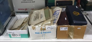 Large quantity of assorted ephemera, letters, photographs, AA maps etc (3 boxes)