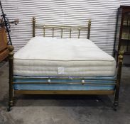 Victorian brass rail bedsteadCondition ReportThe bed is 210 cm long and 150 cm wide.