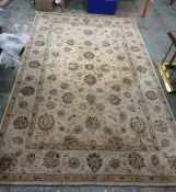 Cream ground rug