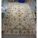 Cream ground rug