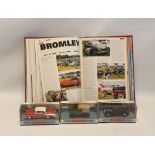 7 Dinky Diecast cars together with a collection of 'The Diecast Collection Magazine'