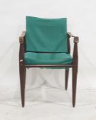 19th century folding campaign chair