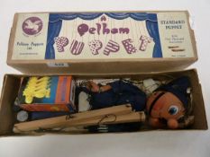 Boxed Pelham puppet PC 49Condition ReportThe black tape on the side of the policeman's head are