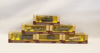 32 Boxed Solido diecast models to include Collection Militaire 1 and Collection Militaire 2 models