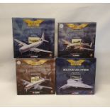 4 Boxed Corgi Aviation Archive diecast models to include 'Boeing C-97G - Delaware Air Guard', '