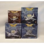 4 Boxed Corgi Aviation Archive diecast models to include 'Douglaus c-47A - AER Lingus', 'Boeing KC-