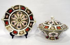 Royal Crown Derby Old Imari pattern soup tureen cover and stand number 118 dated 2003 tureen with