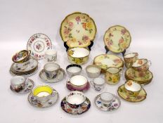 Hammersley & Co. porcelain part tea-service, 20th century, printed green marks, pattern no. 13631,