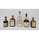 Courvoisier cognac, Booth's dry gin, Drambuie, Cointreau and another bottle Cointreau (5)