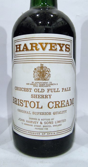 Five bottles of Harvey's Bristol cream sherry (5) - Image 2 of 2