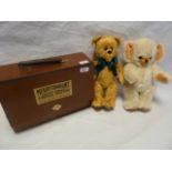 A Merrythought limited edition bear, "Car Boot bear" number 15 of 250 with his original label in a