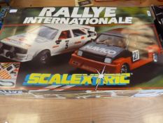 Various Scalextric tracks and cars to include Grand Prix Scalextric