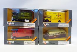 Collection of assorted Corgi Classics diecast models to include 'Bedford 0 series Pantechnicon' , '