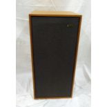 Pair of Spendor Audio System speakers, serial number 1802 and 1883, in stained wood cases  Condition