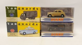 Collection of Vanguard and Dinky diecast models to include VA8008 army, VA16002 Weston's Cider,
