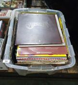 Large quantity of long playing records including The Carpenters, Cliff Adams Singers, etc (1 box)