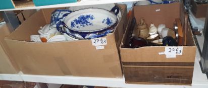 A quantity of various ceramics and metalware, collectables including a decoy duck, and ceramics