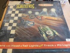 Tri-ang Scalextric Set no. CM.34 together with assorted loose and boxed Scalextric cars to include